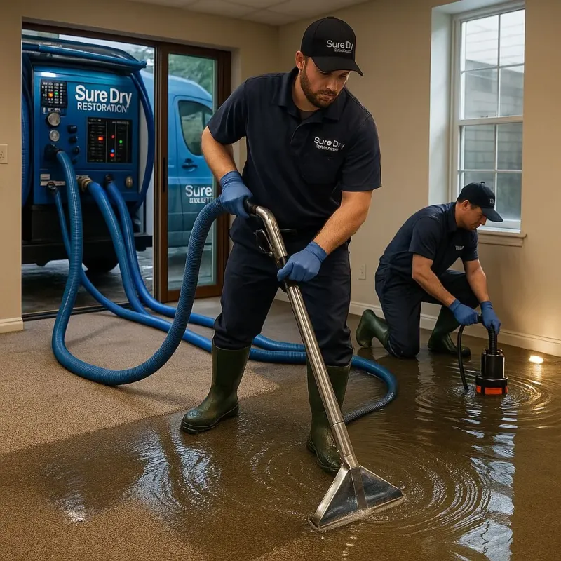 Water Extraction and Removal process in Pinewood Estates, TX